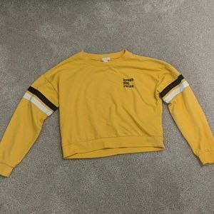 Yellow forever 21 sweater
